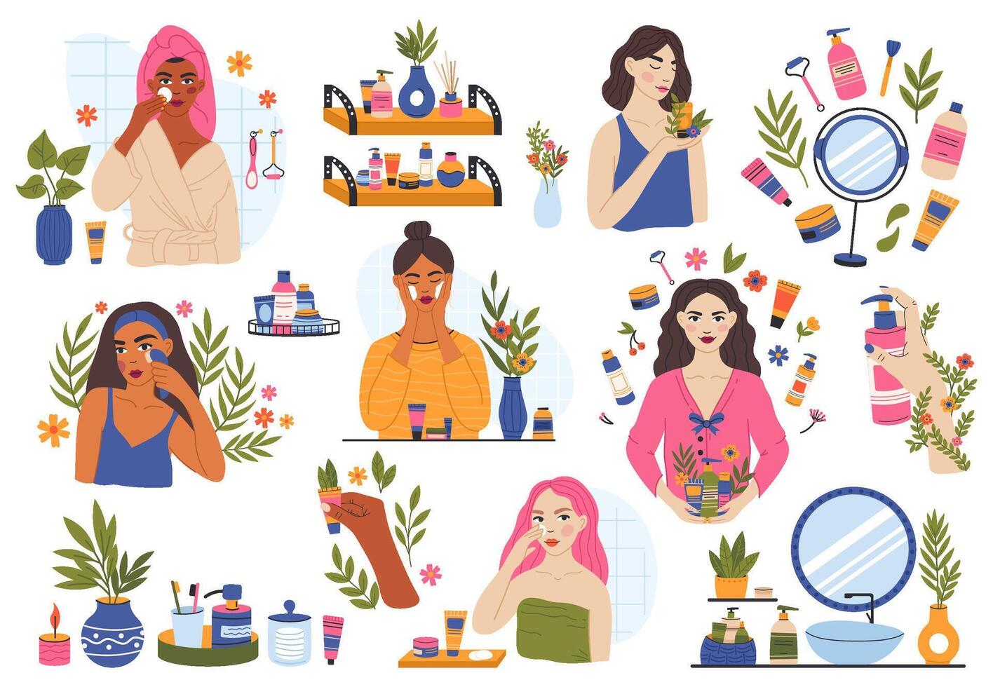 beauty and self care routine